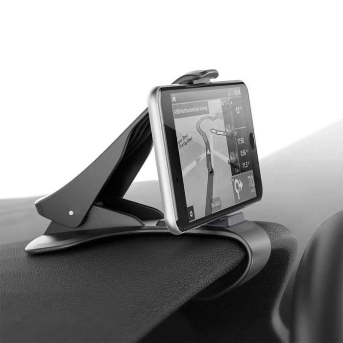 OCIODUAL Support Telephone Voiture Auto Universel Fixation sur Tableau de Bord GPS Noir