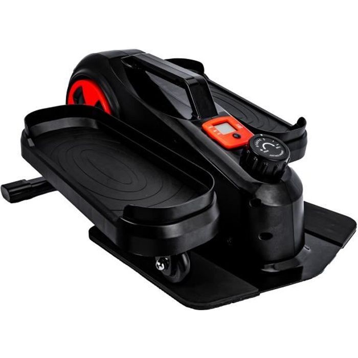 Peak Power Mini vélo elliptique, compact, utilisable partout, super silencieux , 8 niveaux de difficulté