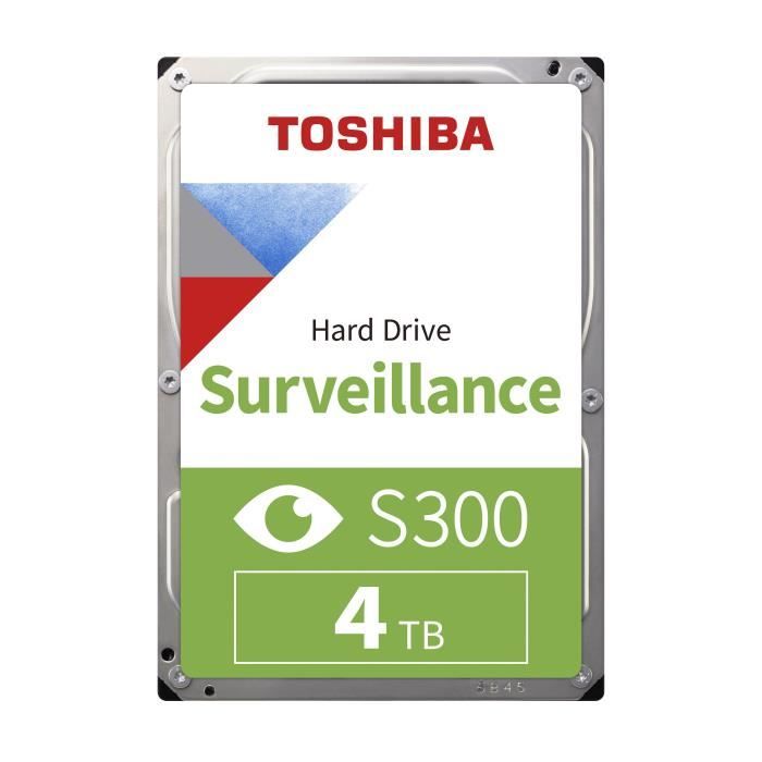TOSHIBA - Disque dur Interne - S300 - 4To - 7 200 tr/min - 3.5- (Bulk) (HDWT140UZSVA)