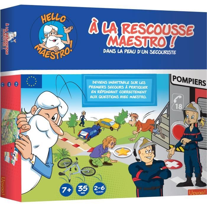 Hello Maestro - A la Rescousse Maestro - Dans la Peau d'un Secouriste - Jeu de plateau - MAESTRO