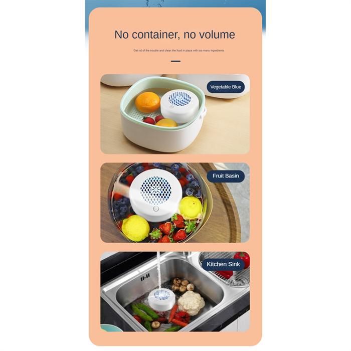 Nettoyeur Ultrasonique Pour Fruits Et Légumes USB - Neuf Générique