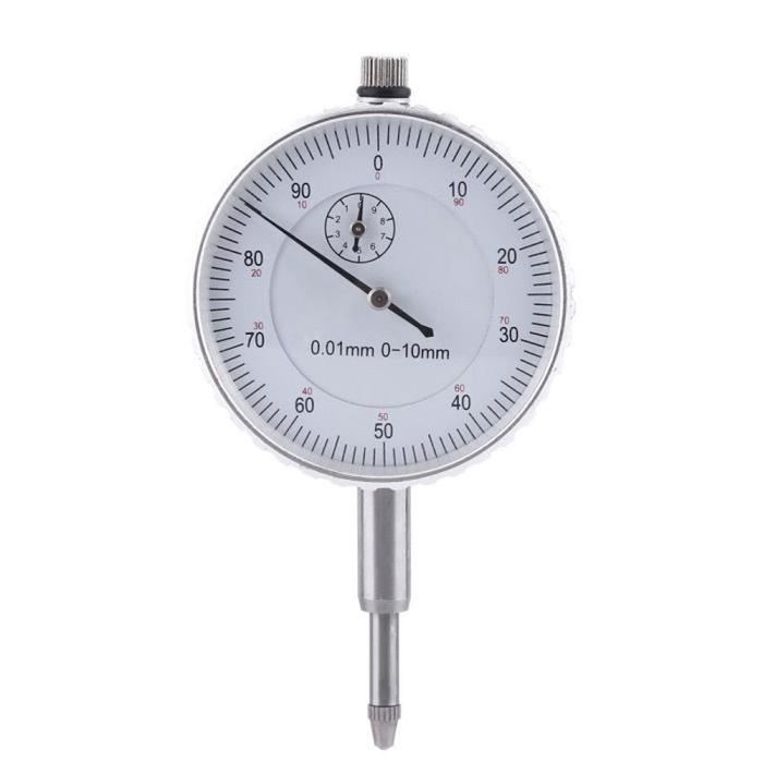 Comparateur Numérique,Dial Indicator Gage 0-10MM Externe Mesure Horloge Précise 0.01mm