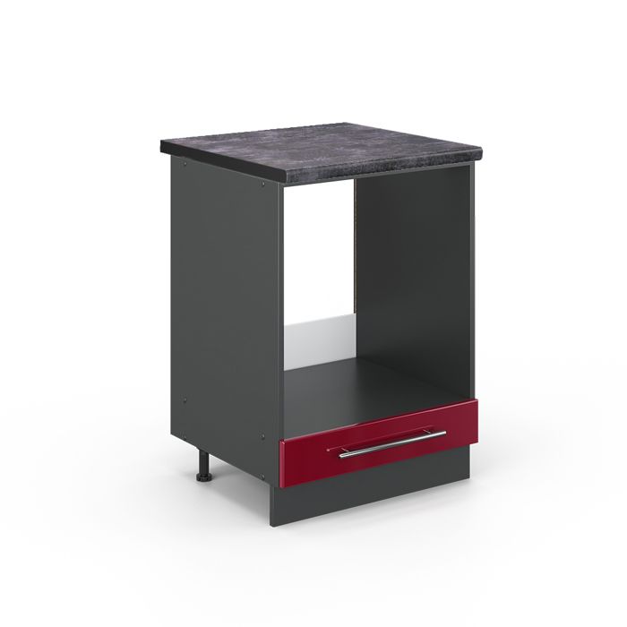 Meuble pour four Fame-Line 60cm PT Anthracite Rouge bordeaux Haute brillance/Anthracite Vicco 46337 Meuble pour four Fame-Line 60cm PT Anthracite Rouge bordeaux Haute brillance/Anthracite Vicco 46337