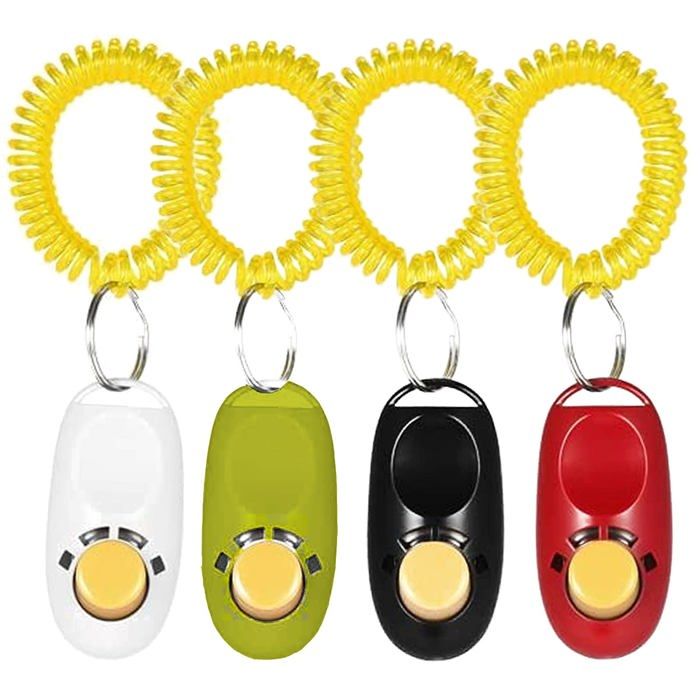 Comparer les prix de Sifflet de dressage pour chien avec sangle Clicker de dressage professionnel clicker pour chien pour animaux de compagnie chiens
