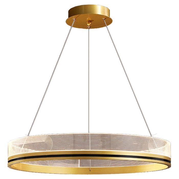 Lampe Suspendue De Plafond Toolight App1189-Cp Suspenion Or 40 X 40 X 79 Cm