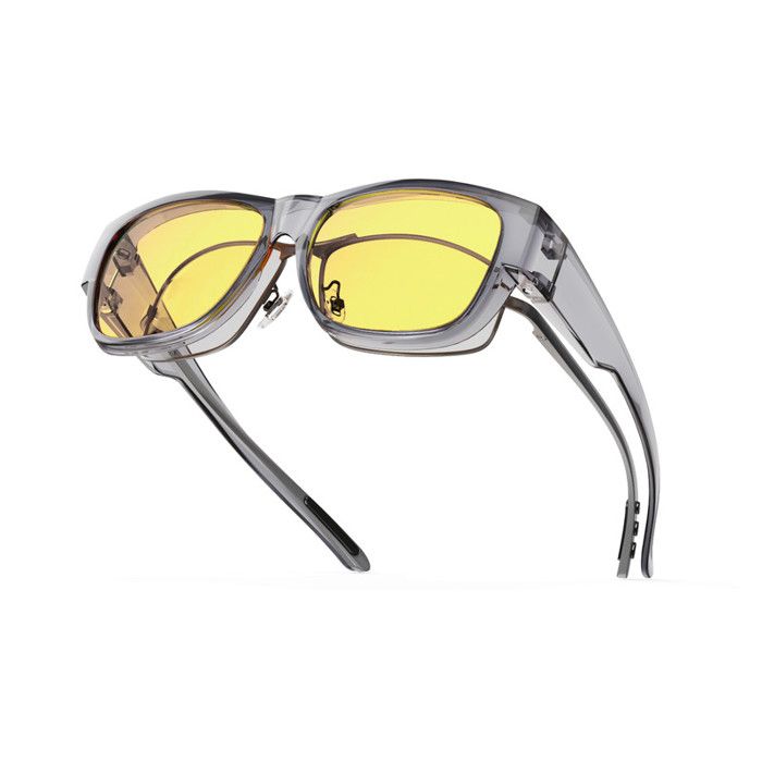 Lunette pour la Conduite de Nuit Lunettes de sur des lunettes de Prescription montures transparentes pour une vision nocturne HD
