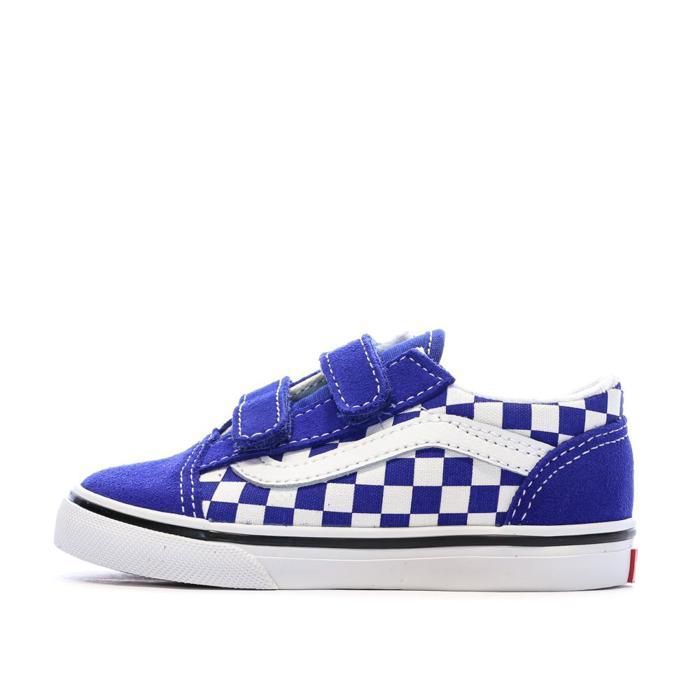Vans Baskets Bleu Garçon Vans Old Skool V Check