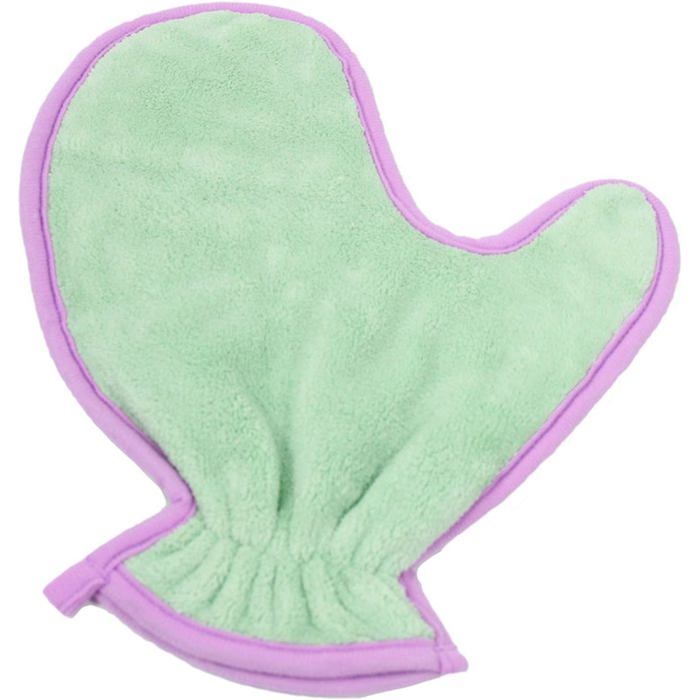 Serviette gant fibre super absorbante verte réutilisable bain séchage chiens chats animaux