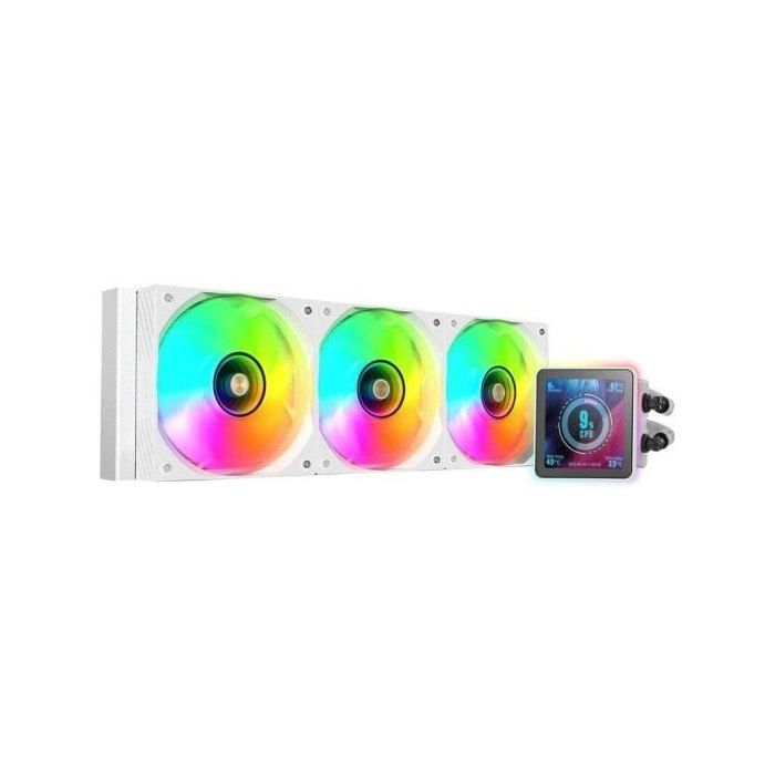 Mars Gaming Ml-visionpro360 Refrigeración Líquida Aio Tdp 600w 3x Ventiladores Argb Pantalla Blanco