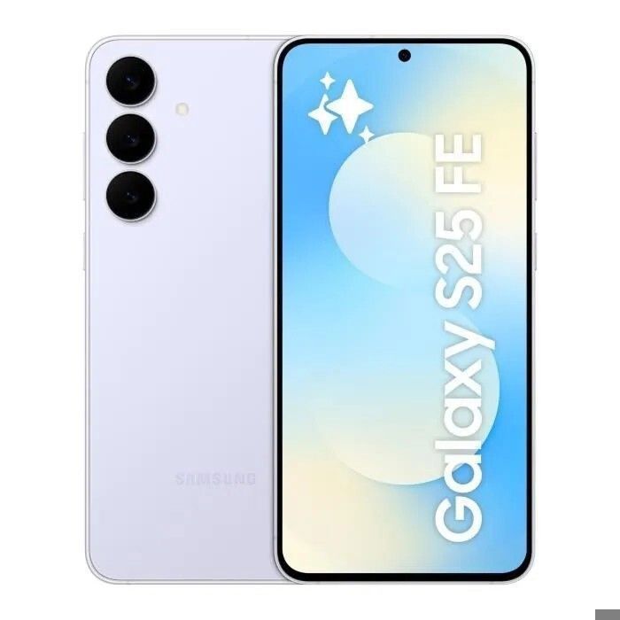 SAMSUNG Galaxy S25 FE AI Smartphone 128Go Bleu Clair Single SIM - Version US (États-Unis)