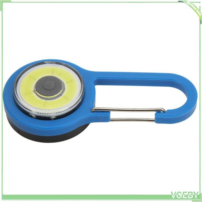 Lampe de poche porte-clés - FAFECY - COB - 250 lm - 3 modes - Bleue
