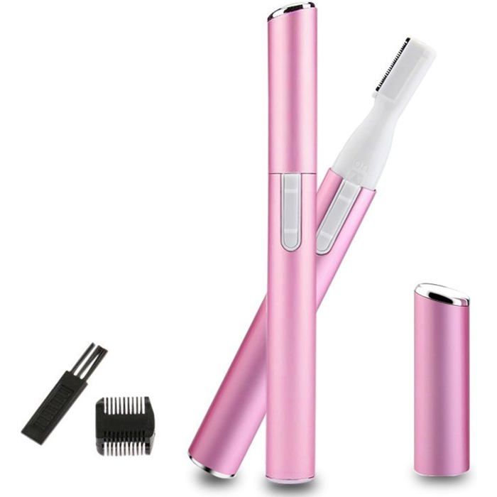 KAL-Rasoir électrique à sourcils portableépilateur sans douleur pour visagelèvresmenton et duvettondeuse de précision à piles