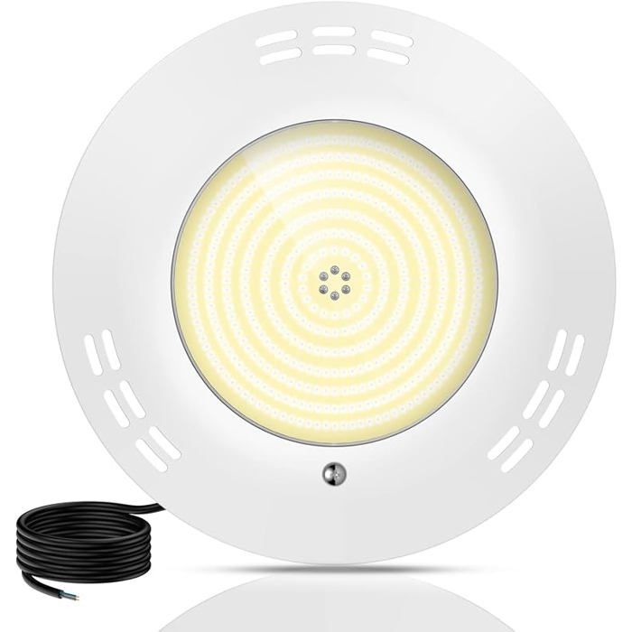 Projecteur Piscine LED Remplie de Résine 35W Lampe Piscine Extra Pts (équivalent Ampoule halogène 300W) 35W Bnc Chaud
