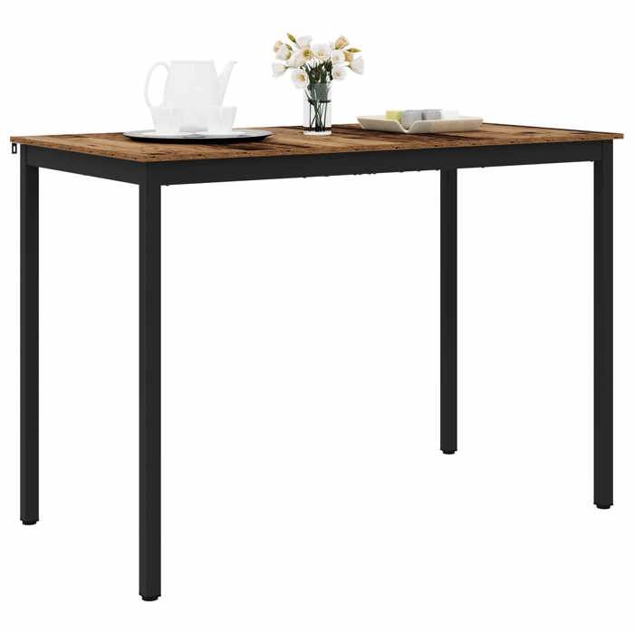 Les SoldesTable de bar - Mange-Debout - Table de salon - debout - Bois dingénierie Rectangulaire(150 x 80 x 105 cm) djo40y