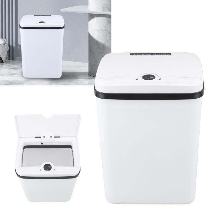 Atyhao Poubelle intelligente de 15 litres Poubelle sans Cont