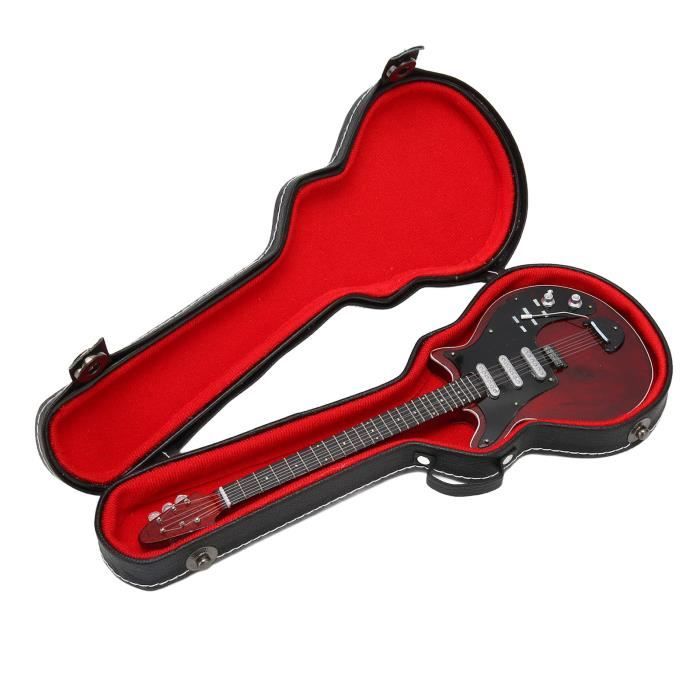Aimant Guitare électrique Rouge – Aimant Réfrigérateur Résine Réaliste – Déco Musique Pour Frigo Tableau