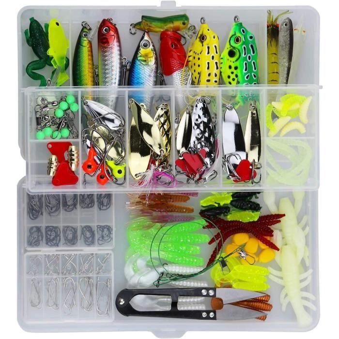 Portable Fishing Tackle Kit Multifunctional Fishing Lure Soft
