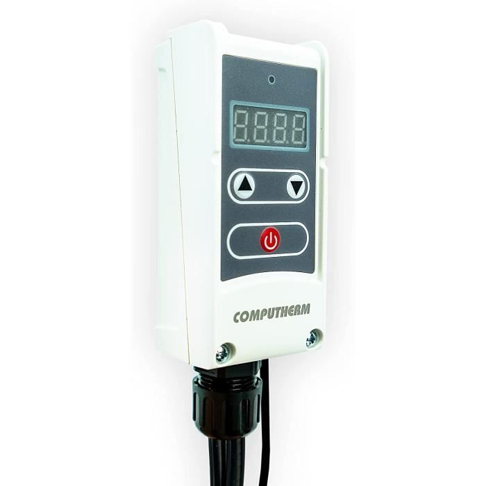 Thermostat d'immersion WPR-100GC,Thermostat avec sonde à  Distance,régulateur de température pour Chauffage,Mesure invasive [368] -  Cdiscount Bricolage