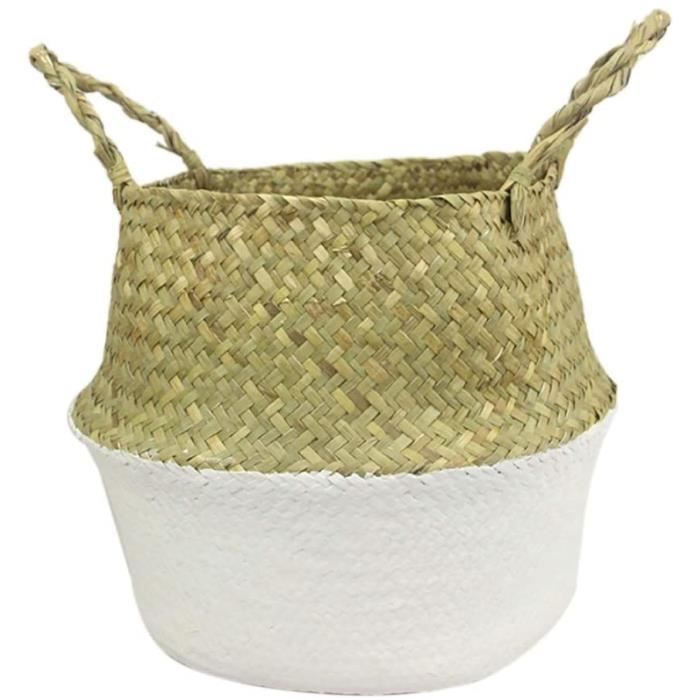 Panier Naturel Panier De Rangement En Jonc De Mer, Panier À Linge