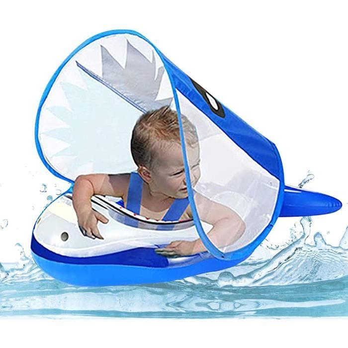 Bouée Gonflable Adulte Bleue PVC 100 Cm - Pour Piscine, Plage, Loisirs Aquatiques
