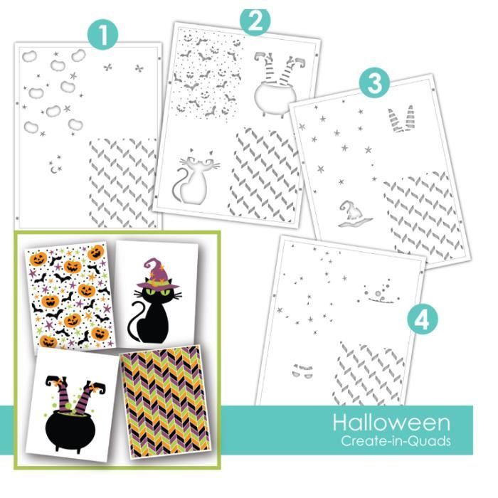 Kit Tampons Silicone Et Pochoirs Magie/sorcellerie - Matrices De Découpe Métal, Motifs Lune, œil, Cristal, Pour Scrapbooking Et DIY - 8