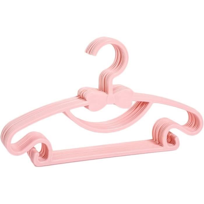 Cintres Pour Enfants, Lot De 20 Pièces, En Bois, Crochet Pivotant Entretoise Encoches Nature Relaxdays 92629338
