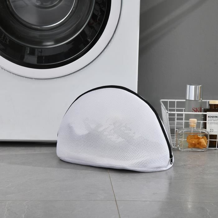 Sac Lavage Chaussures Machine – Filet Réutilisable Avec Fermeture éclair, 39x19 Cm
