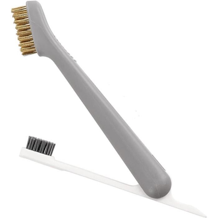 Kit De 2 Brosses De Nettoyage 3 En 1 - Pour Bouteilles, Tétines, Becs Verseurs Et Petites Rainures