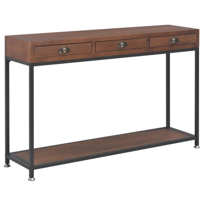 Petite Console D Entree 3 Niveaux Avec Tiroir
