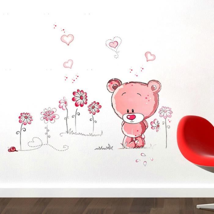 Mignon Adorable Rose Ours Fille Pepinieres Bebe Enfants Enfants Art Sticker Adhesifs Muraux Chambre Stickers Muraux Decoration Cdiscount Maison Mignon Adorable Rose Ours Fille Pepinieres Bebe Enfants Enfants Art Sticker Adhesifs Muraux Chambre Stickers Muraux Decoration Cdiscount Maison