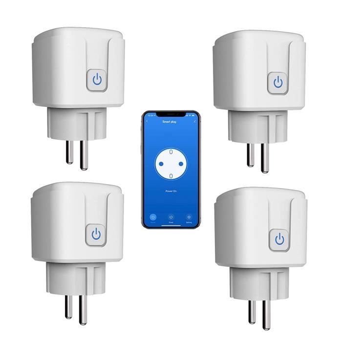 Interrupteur Intelligent Basse Tension Wi-Fi - Commande Vocale, Minuterie, Programmation - Pour éclairage, Climatisation, Ventilateur - Tension DC 24-32V / AC 100-240V