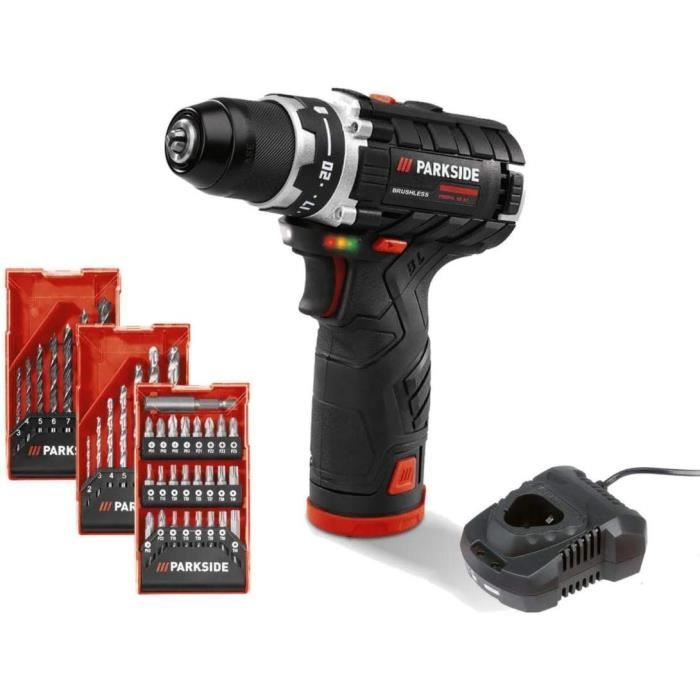 Perceuse-visseuse sans fil Parkside /// PBSA 12 D4 | Achetez sur