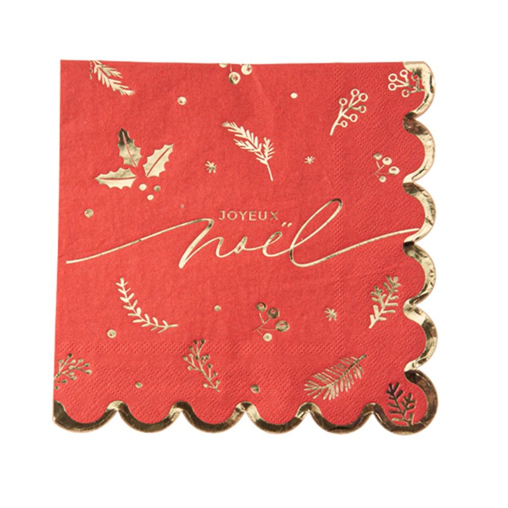 50 Serviettes Jetables Pour Couverts Softpoint - Rouge, 39x38 Cm, Cellulose Douce, Poches Intégrées - Fêtes, Restaurants