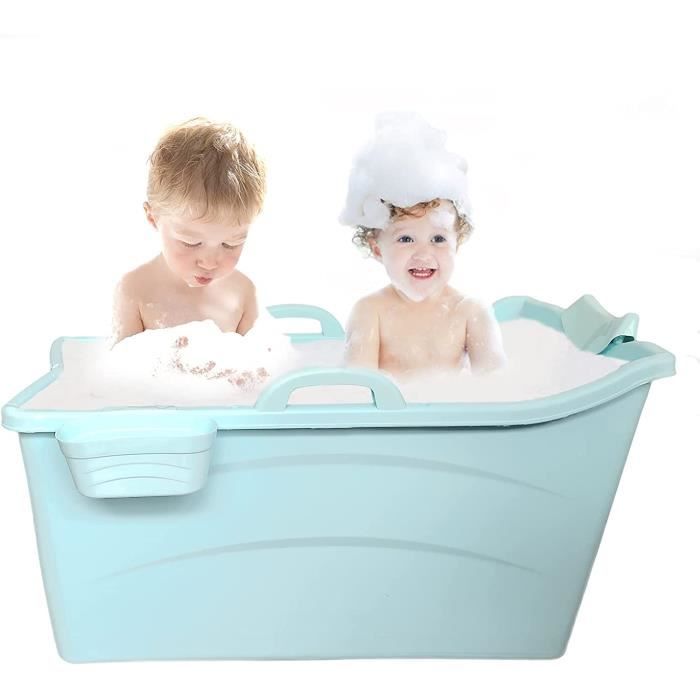 Acheter Nouveau-né bébé baignoire pliante Portable pliant grande taille  anti-dérapant fond bébé baignoires Portable enfants antidérapant enfant  baignoire