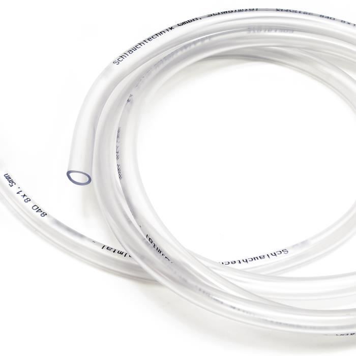 30 mètre pvc plastique transparent tuyau flexible tuyau de qualité alimentaire tube tube 5/16" 8mm