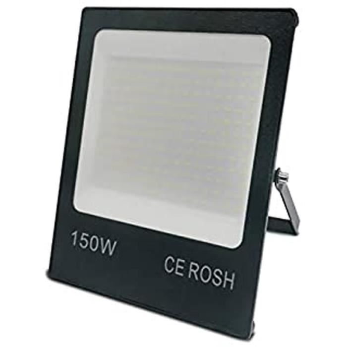 Projecteur LED Extérieur 150W - 15000LM - IP66 Étanche - Pour Jardin, Terrasse, Garage - 2 Pièces - 4