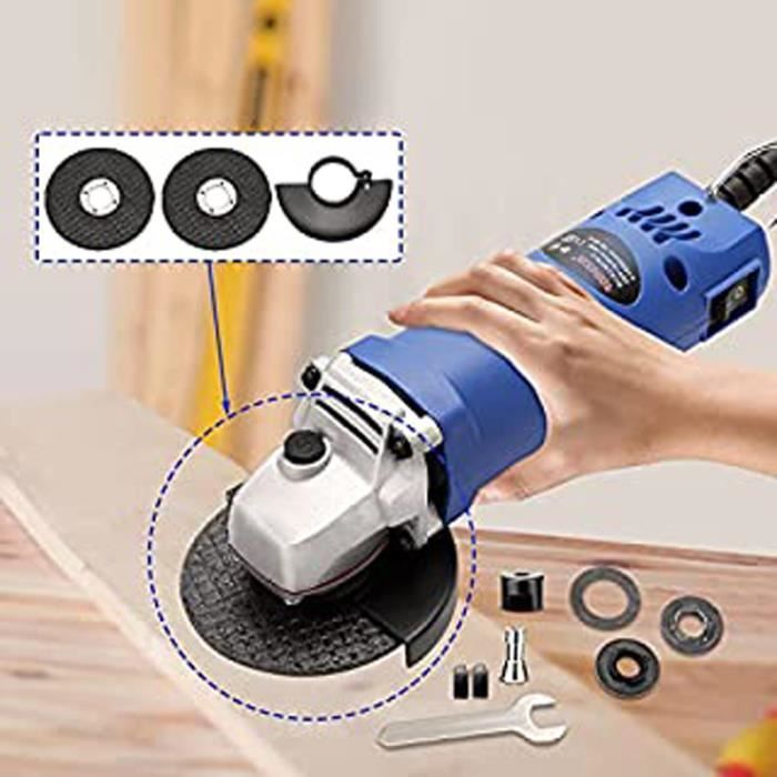 KOSIEJINN Meuleuse Angulaire 180W Rectifieuse électrique à Petit corps Meuleuse d/'angle électrique Multifonction 75mm de Polissage de Meulage à Double Fonction Disques de Tronçonnage et de Meulage