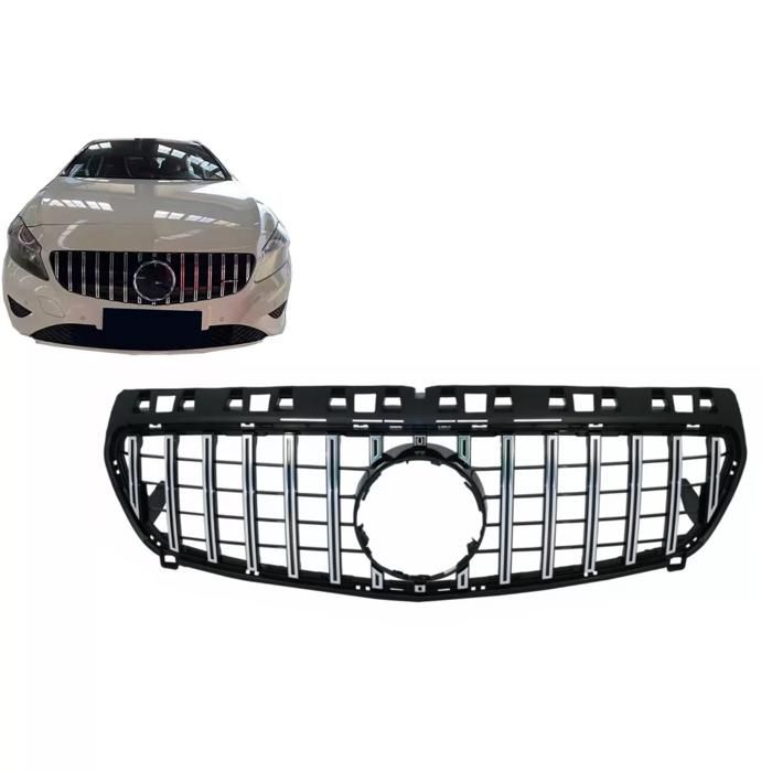 Calandre Avant AMG Panamericana Noir/chrome Pour Mercedes ML W166 2012-2015