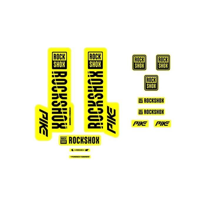STAR SAM Pegatinas Compatibles con horquilla bici Rock Shox Pike 2018 - 27,5\