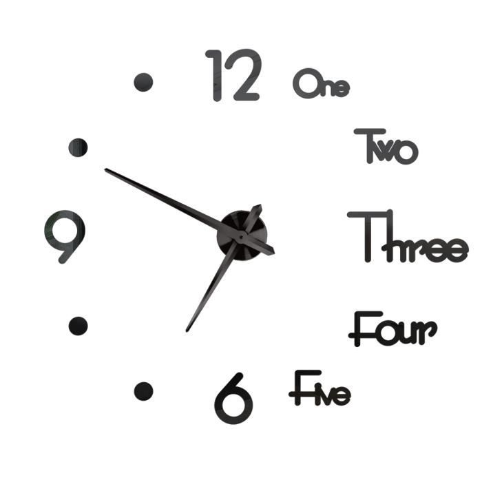 Horloge Murale Stickers Chiffre Romain - Murs du Temps - Livraison gratuite