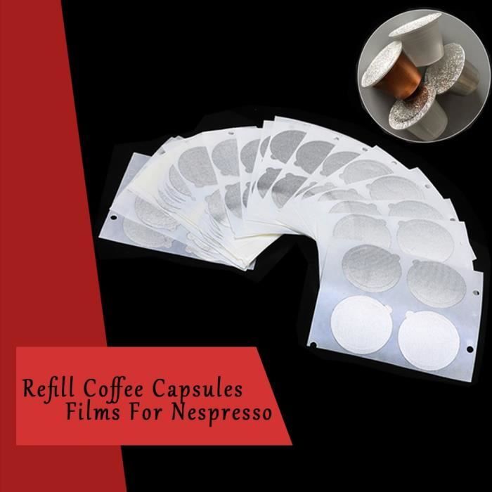 Kit de capsules Nespresso Vertuo réutilisables : capsules rechargeables Vertuo pour capsules