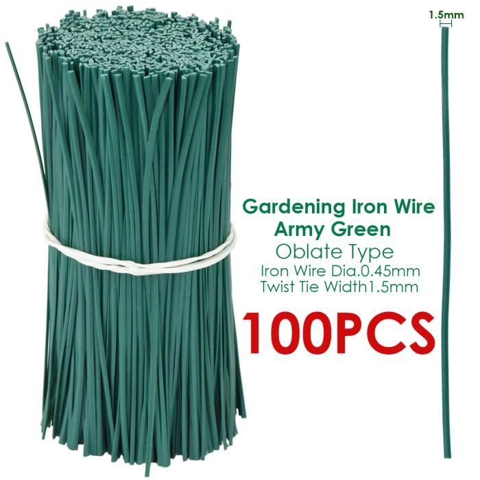 Lot de 160 attaches pour plantes, liens réglables, soutien flexible pour vos arbustes et plantes de jardin (3 tailles différentes) | Leroy Merlin