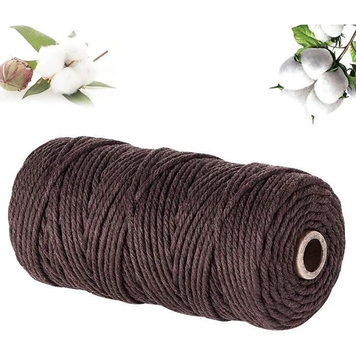 Corde En Coton Bleu Ciel, 3 Brins, Sur Moulinet – Choisissez Votre Longueur