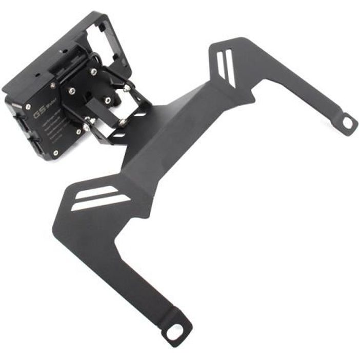 Support Navigateur Moto Yctze Pour BMW C400GT 2019-2021 - Kit Barre GPS Aluminium Noir