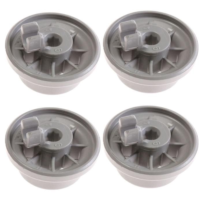 Lot de 4 roulettes Lave vaisselle ARISTON HOTPOINT BEKO BOSCH CONSTRUCTA DE DIETRICH GAGGENAU IGNIS INDESIT NEFF SCHOLT