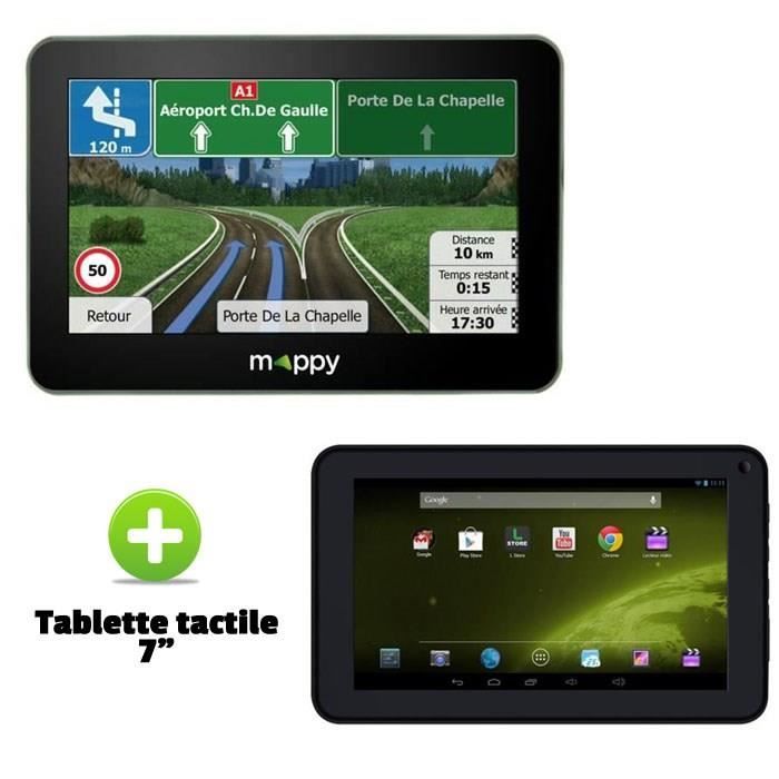 MAPPY GPS Maxi X685 Poids lourds/camping cars + Tablette 7" offerte