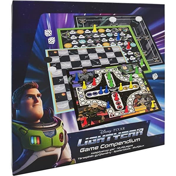 Jeu de plateau - CARTAMUNDI - Disney Buzz l'Éclair Game Compendium 4 en ...