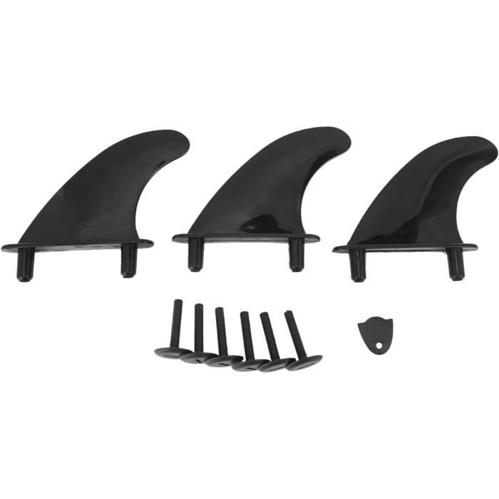 Dérives Souples Pour Apprentissage Jeu D'ailerons Souples Pour Planche De Surf - PVC Compact, Anti-choc, Stable - Compatible Avec Plusieurs Modèles Fins PVC Planche De Surf