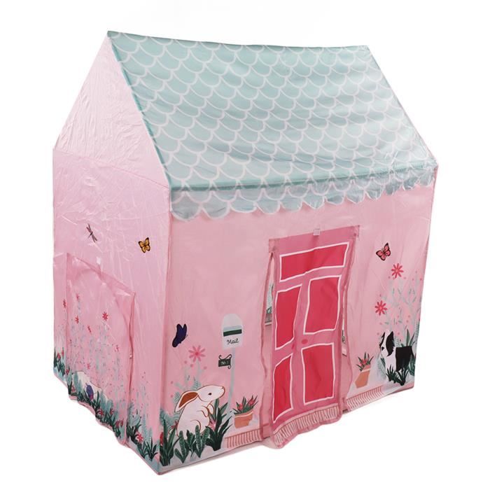 Tente De Jeu Pour Enfants Avec Tapis - Maison D'intérieur/extérieur - Pour 3-6 Ans - Montage Facile - Beige - 5