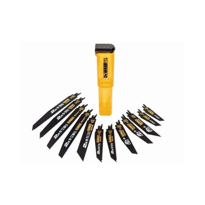 DeWALT Lames de scies sabres durée de vie X2 12 pcs DT2441L QZ - vue 2